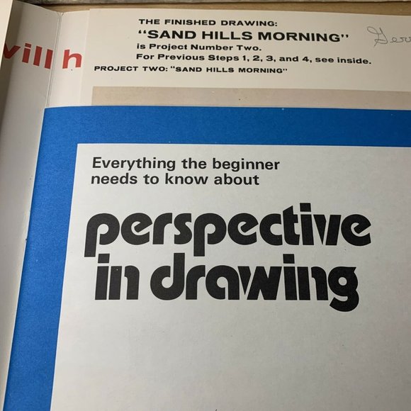 Vintage Craftint Enjoy Perspective in Drawing A New Concept in Art Instruction - Picture 8 of 12